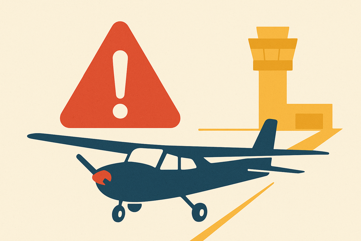 Cover illustration for “NTSB Accident Patterns at Non-Towered GA Airports”