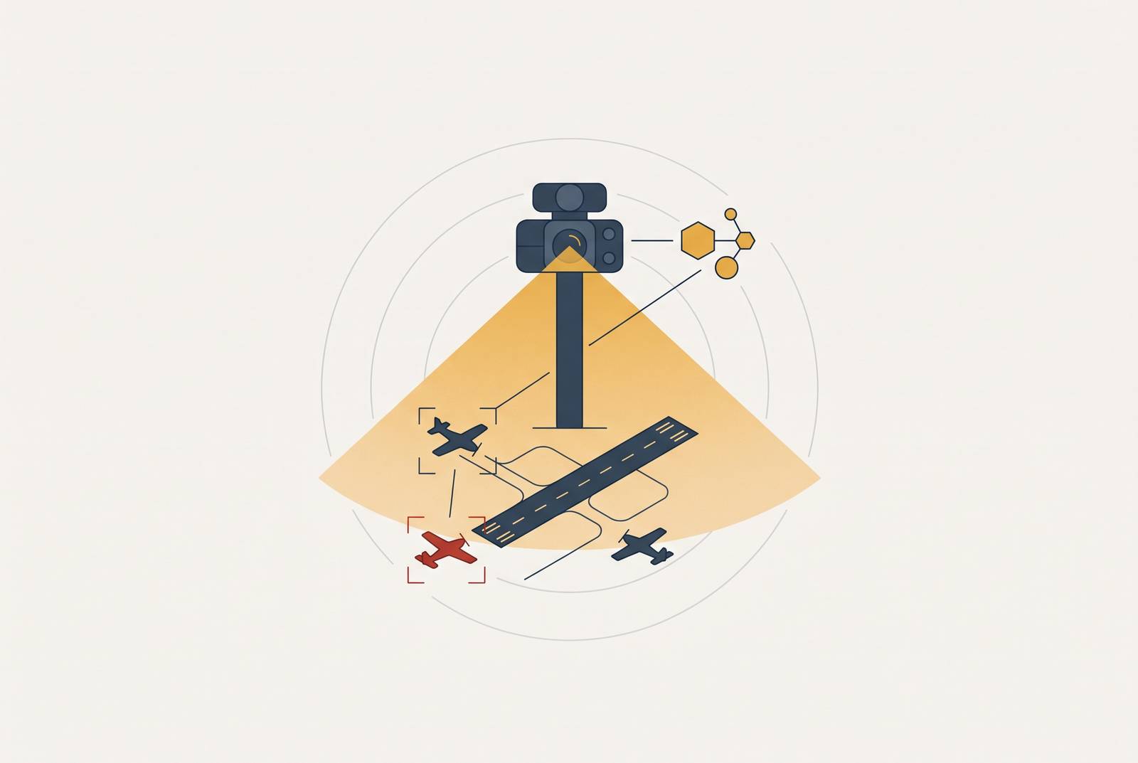 Cover illustration for “AI-Assisted Traffic Detection in Digital ATC Tower Systems”