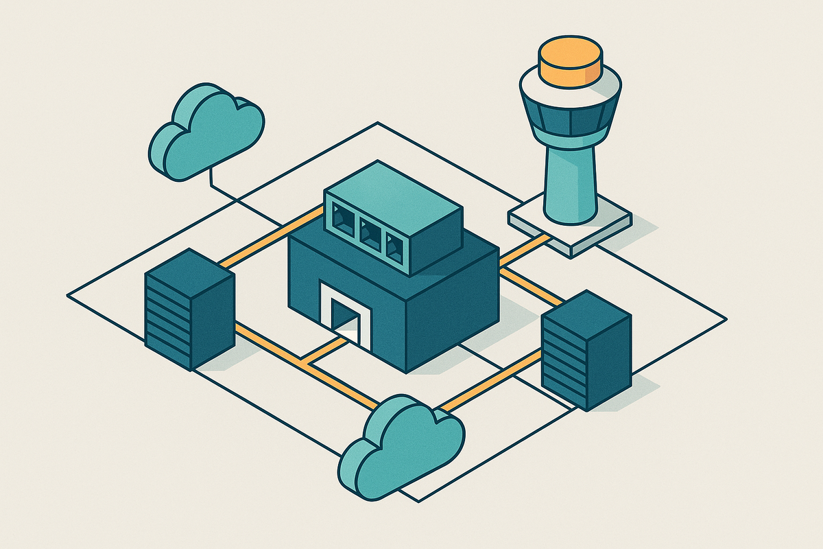 Cover illustration for “Network Redundancy Design for Remote ATC Facilities”