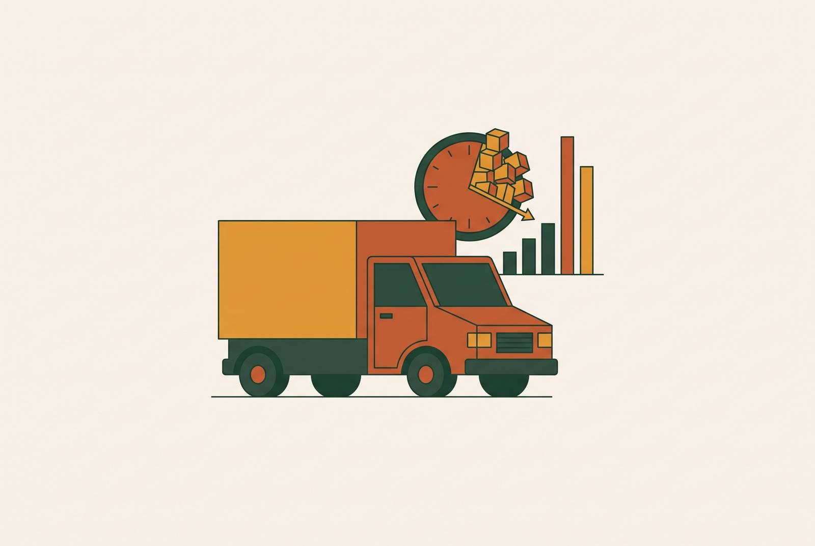 Cover illustration for “Overtime Concentration as a Productivity Warning Signal in Small Freight Firms”