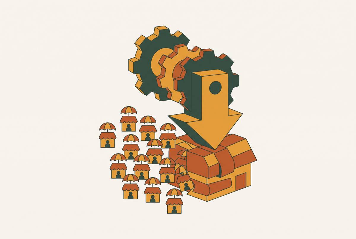 Cover illustration for “Independent Insurance Agency Consolidation and Automation Pressure”