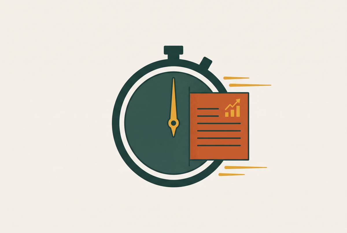 Cover illustration for “Speed-to-Quote Benchmarks in Small Commercial Insurance Agencies”