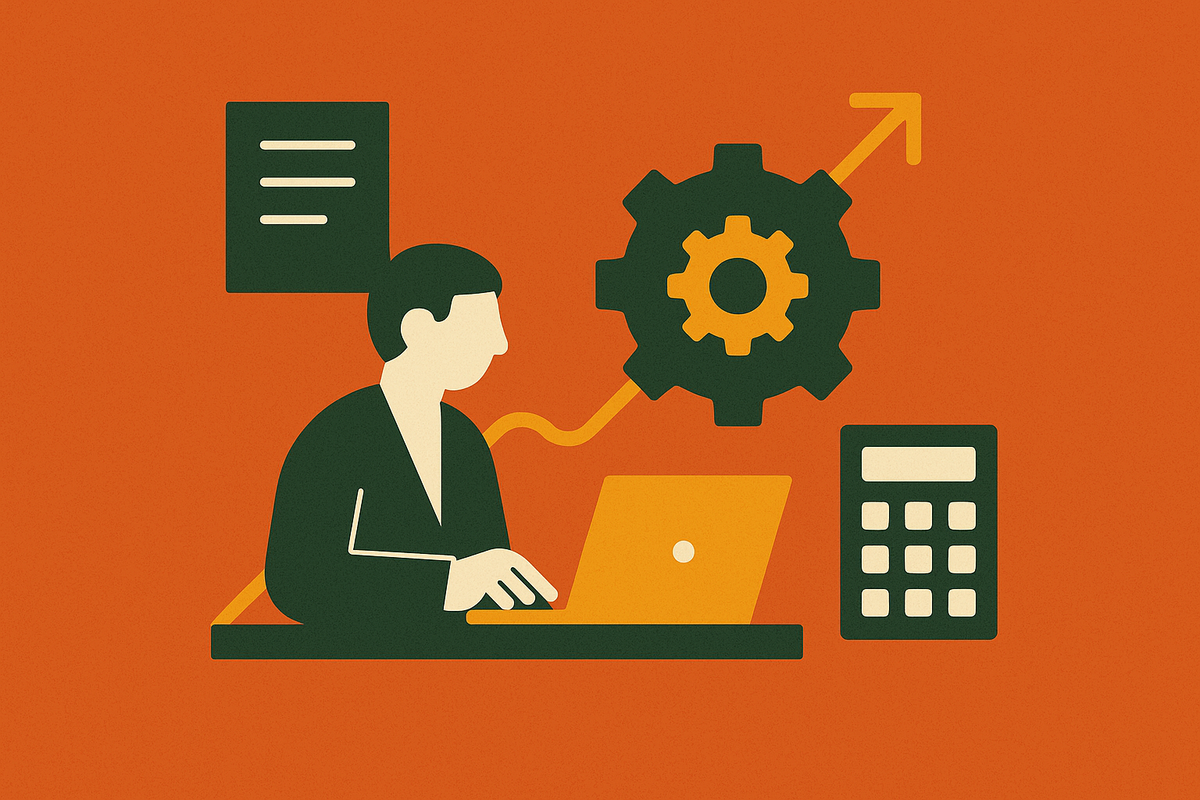 Cover illustration for “Automation's Role in Accounting Firm Client Capacity Gains”