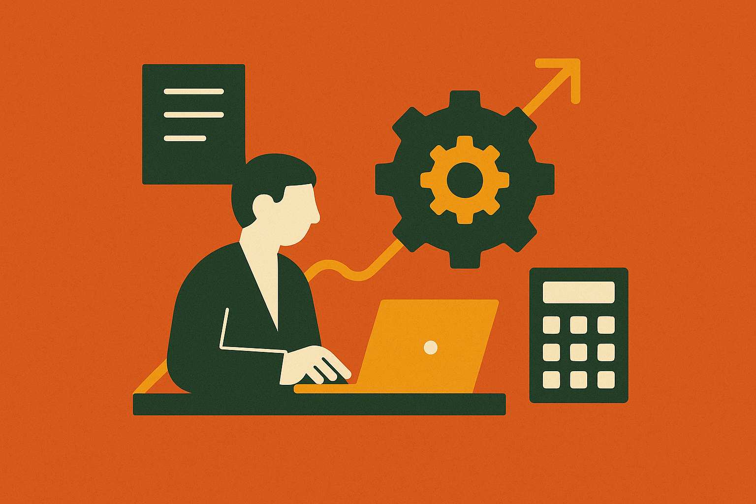 Cover illustration for “Automation's Role in Accounting Firm Client Capacity Gains”