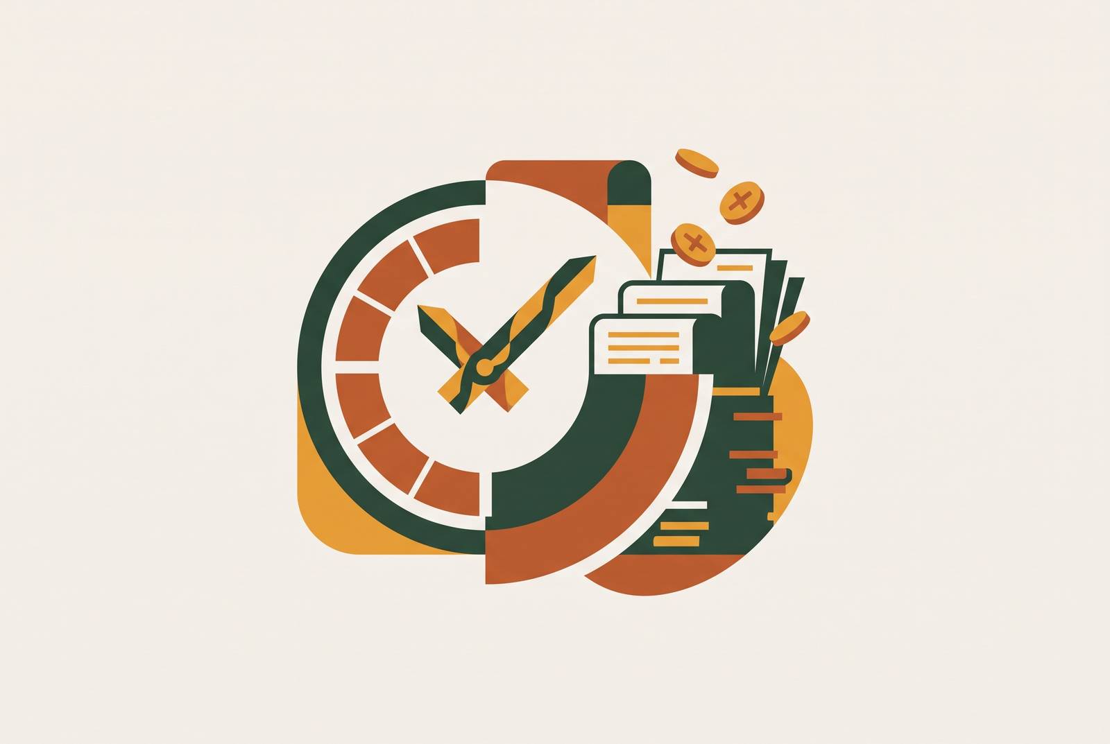 Cover illustration for “Time Recapture Patterns in Accounting Firms Under 50 Staff”