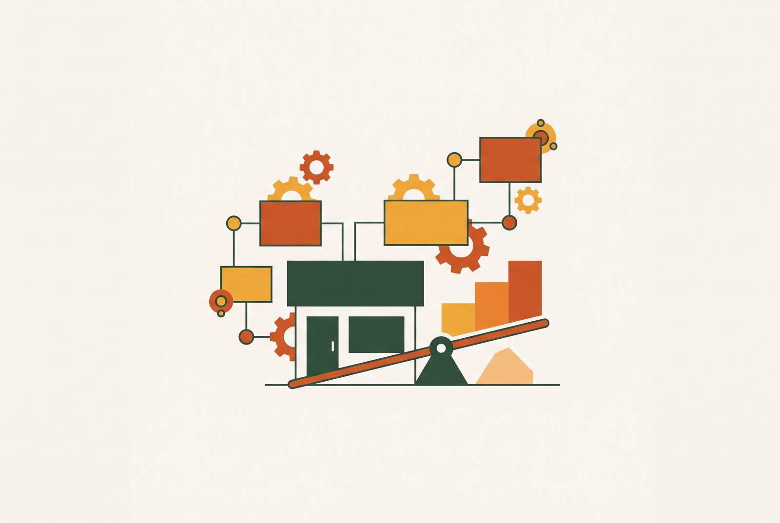 Cover illustration for “Service Line Expansion as a Competitive Lever for Automated SMBs”