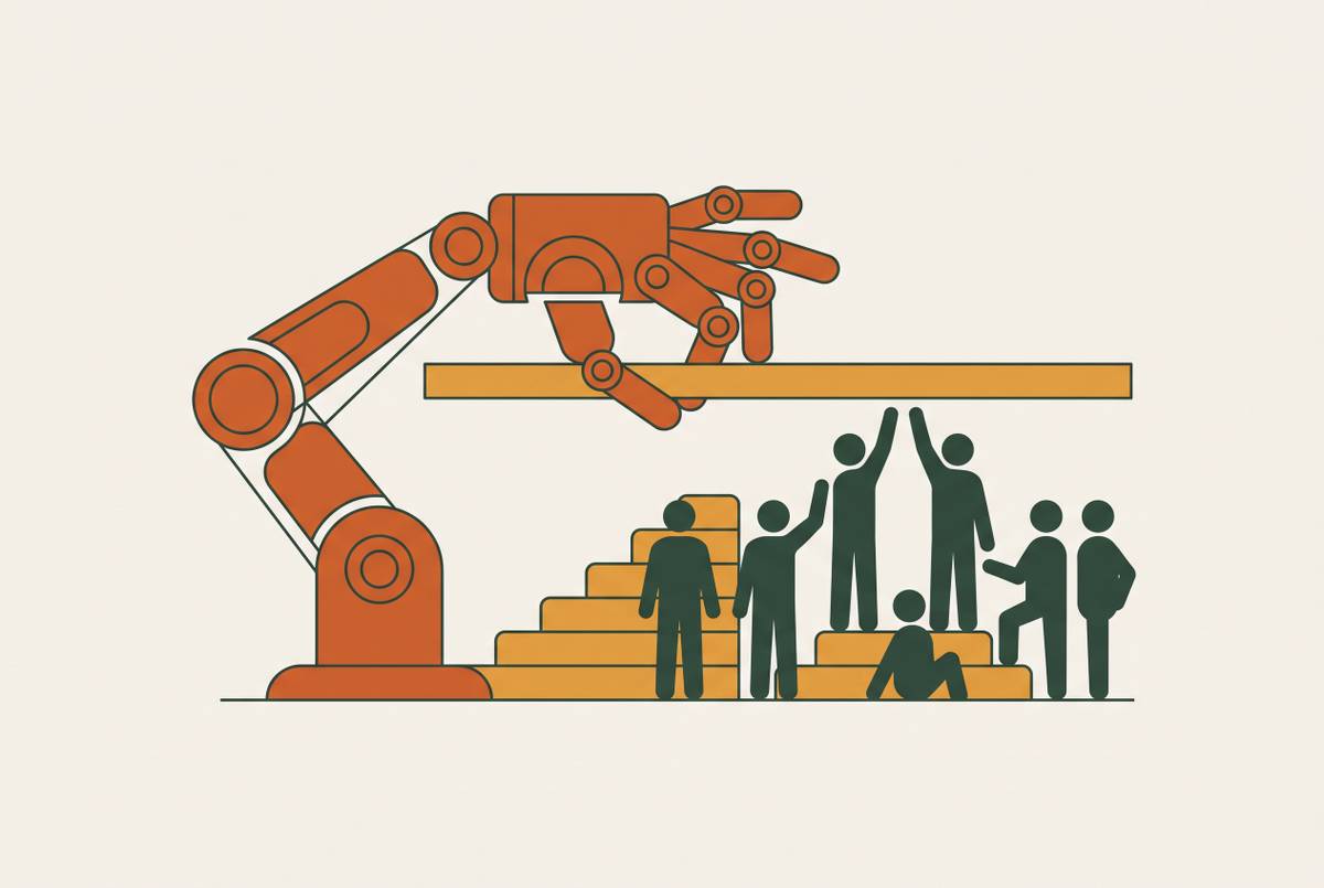 Cover illustration for “Automation's Effect on SMB Hiring Thresholds”