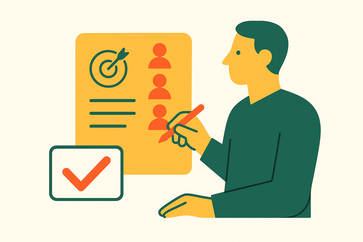 Cover illustration for “Jobs-to-Be-Done Research for a Five-Person Firm”
