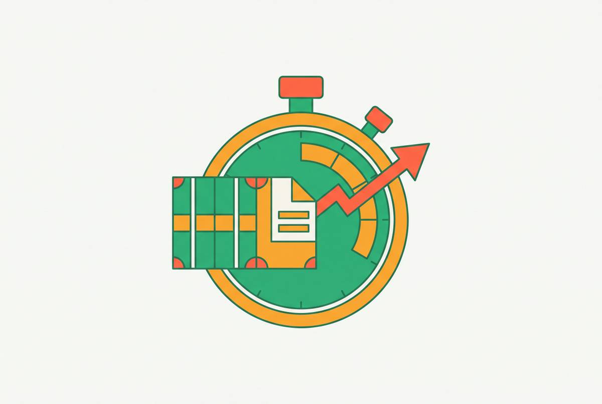 Cover illustration for “Freight Quote Turnaround Time Benchmarks for Small Brokerages”