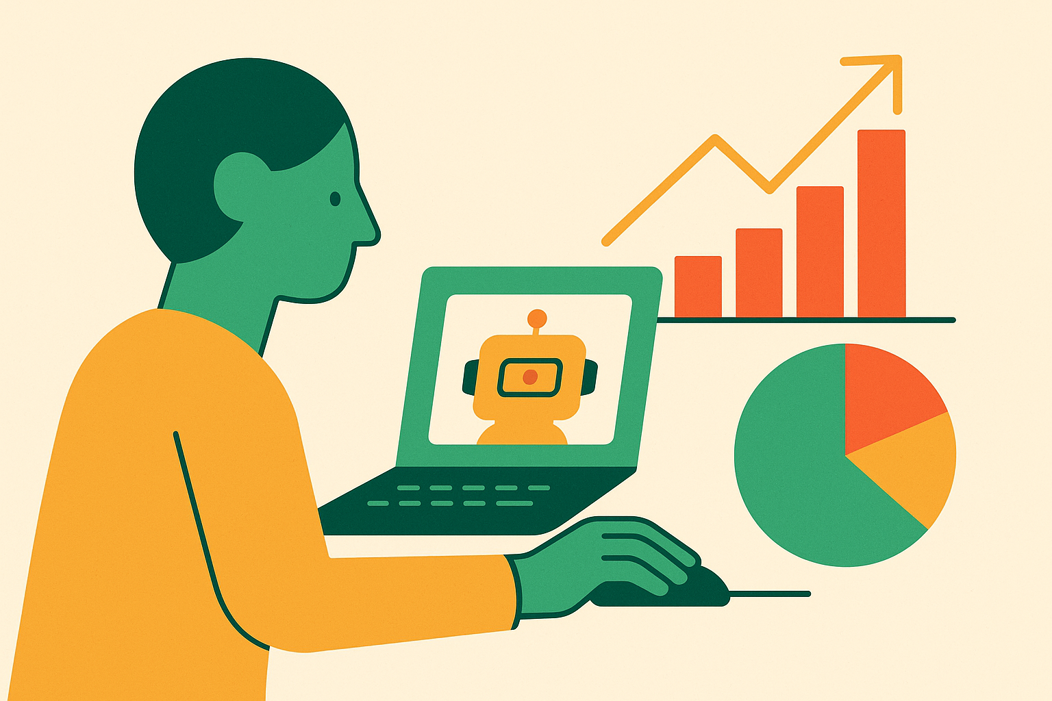 Cover illustration for “Capacity Planning for Small Businesses Using AI Throughput Data”