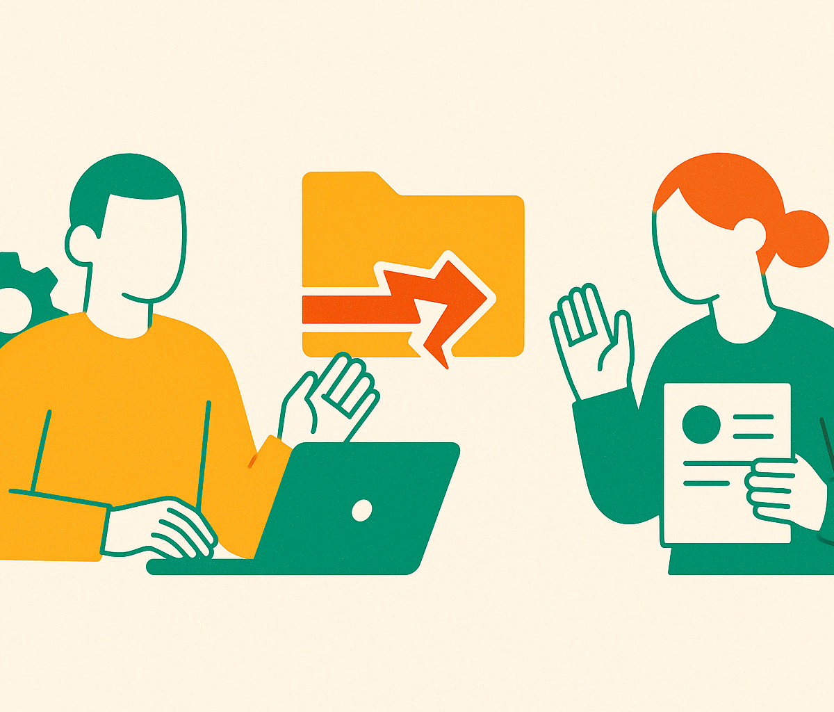 Cover illustration for “Workflow Handoff Failures Between Operations and Billing in Small Firms”