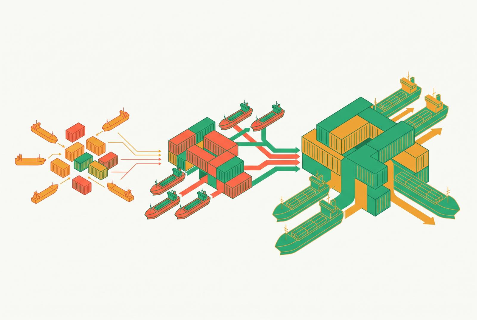 Cover illustration for “Freight Forwarding Client Acquisition Patterns by Shipment Volume”