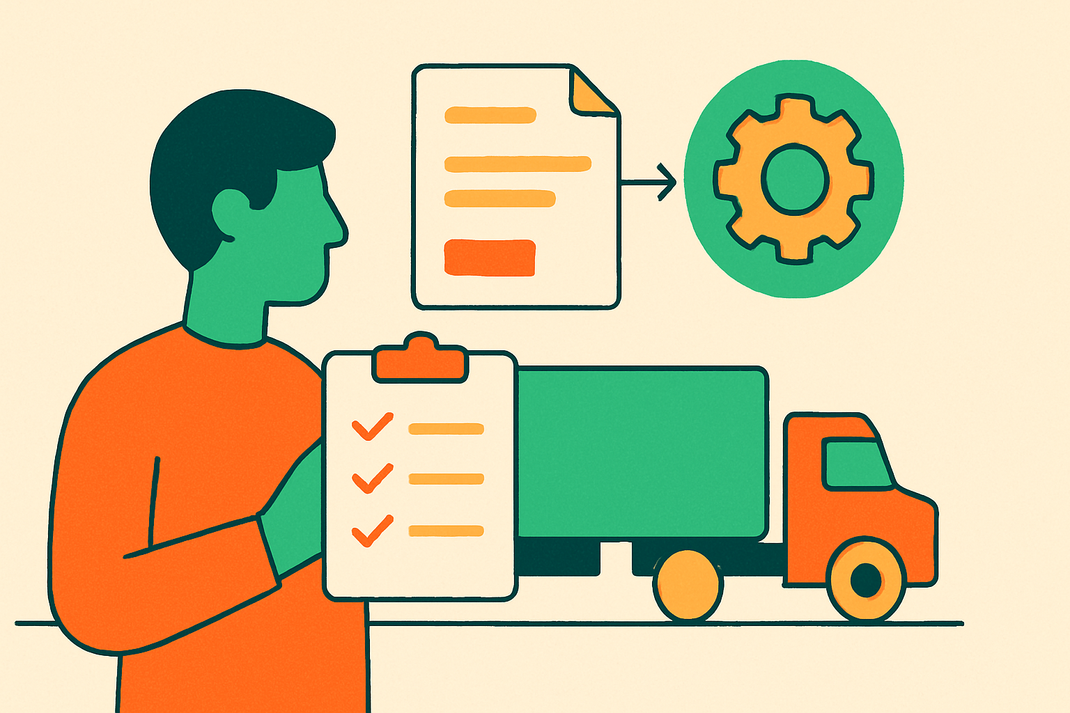 Cover illustration for “Automating Freight Invoice Reconciliation for Small Brokerages”