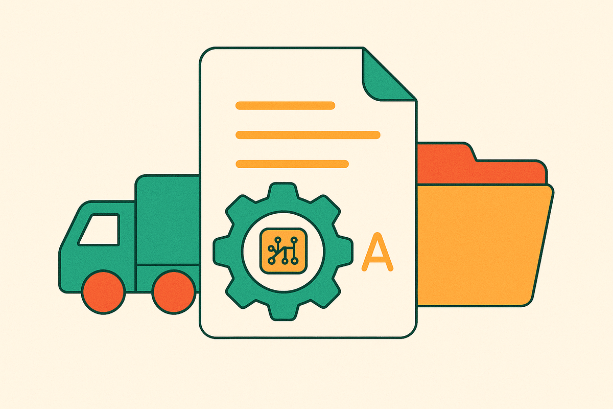 Cover illustration for “AI Freight Document Classification for Small Brokerages”