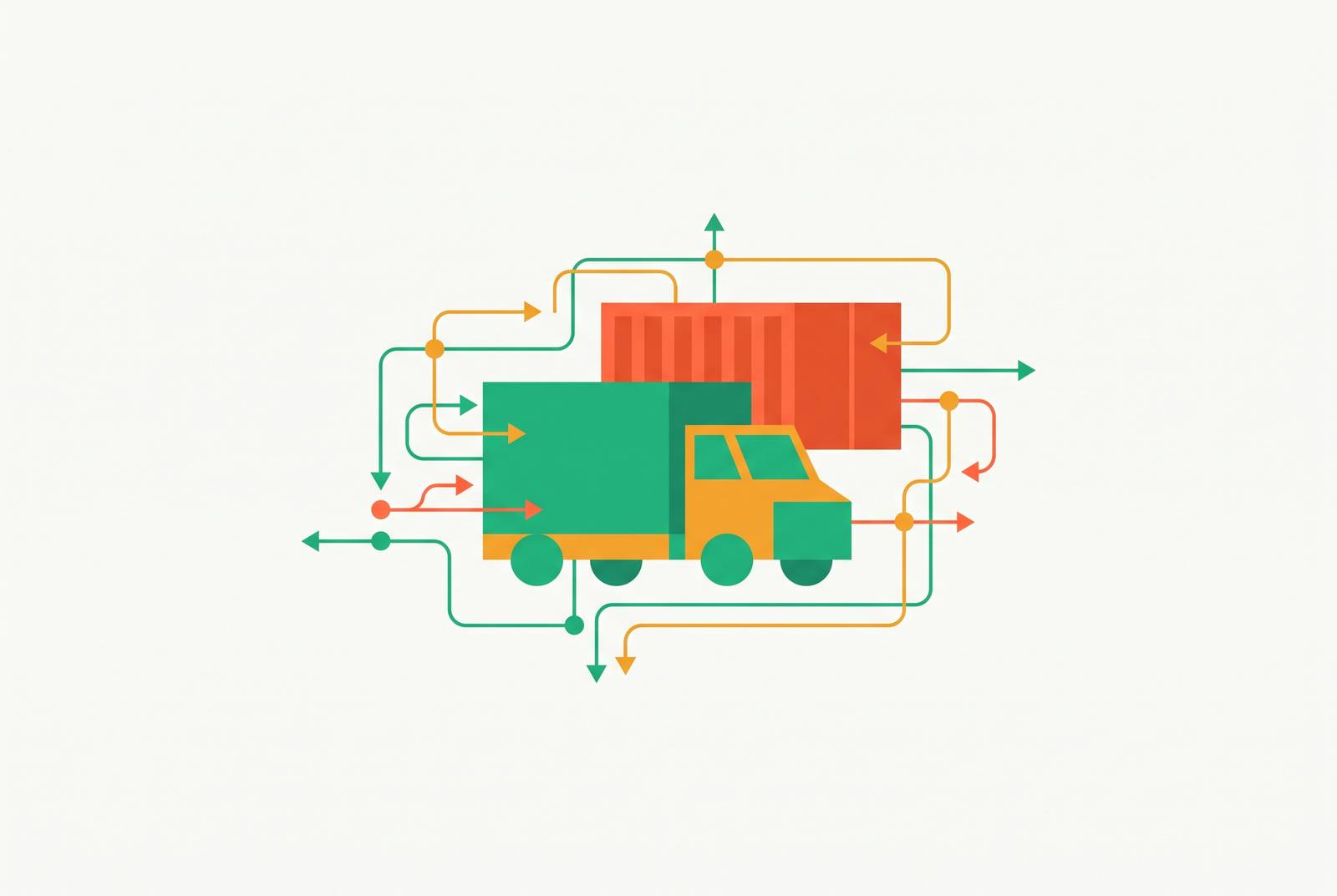 Cover illustration for “AI Tools for Small Freight Brokers and Carriers”