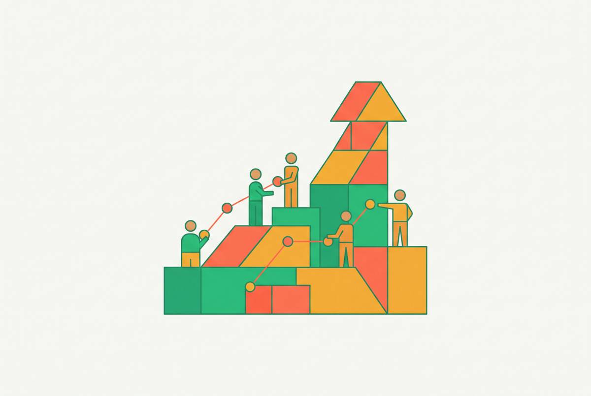 Cover illustration for “Budget-First AI Capability Building for Mid-Sized Companies”