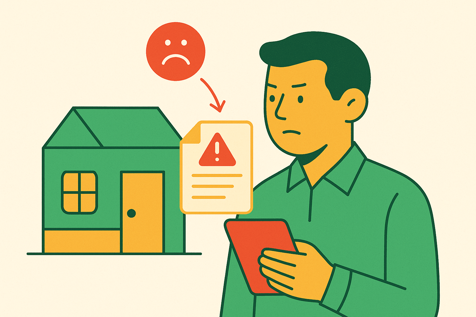 Cover illustration for “Guest Complaint Escalation Workflow for Small Property Managers”