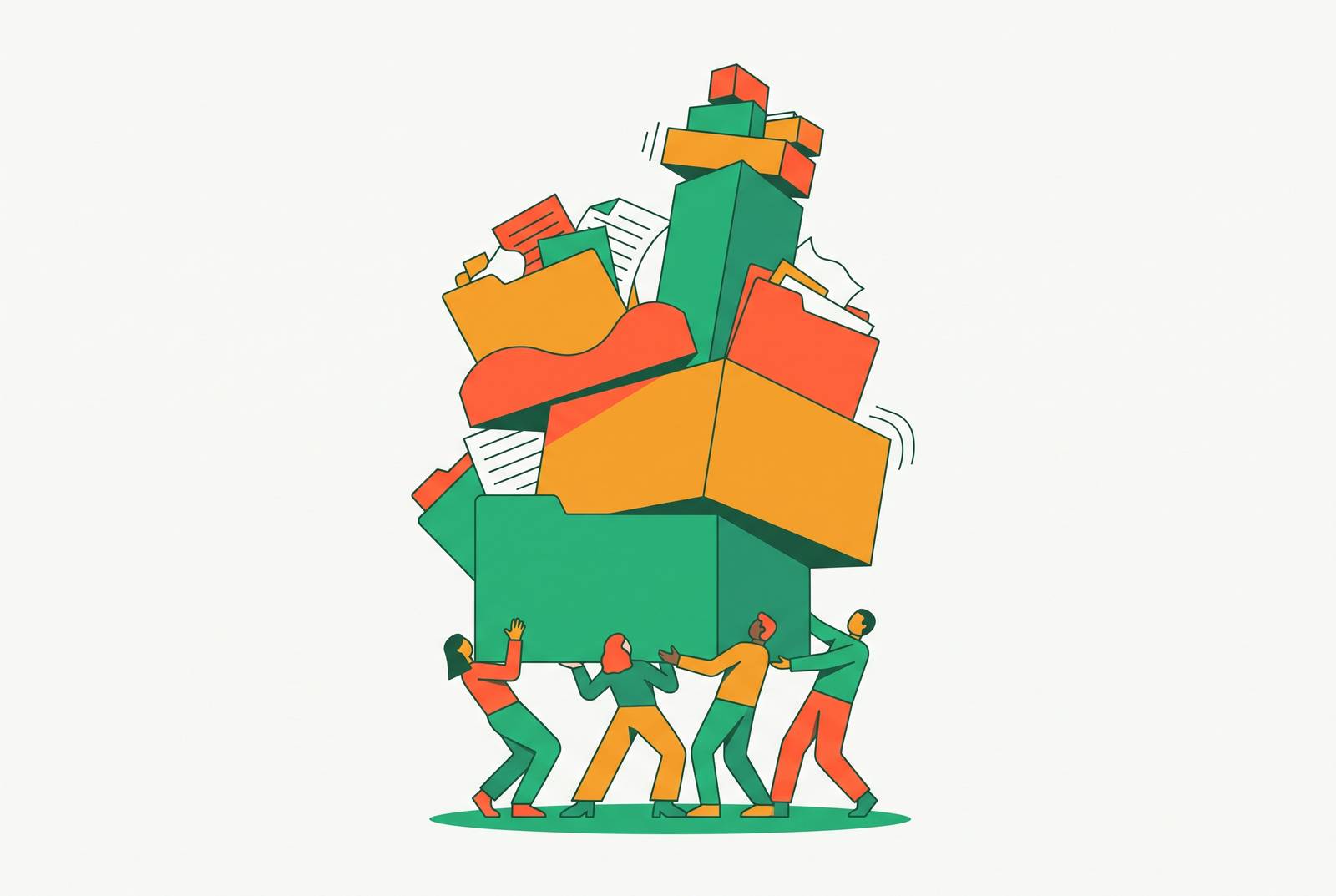 Cover illustration for “Signs Your Small Business Has Outgrown Its Current Team Size”