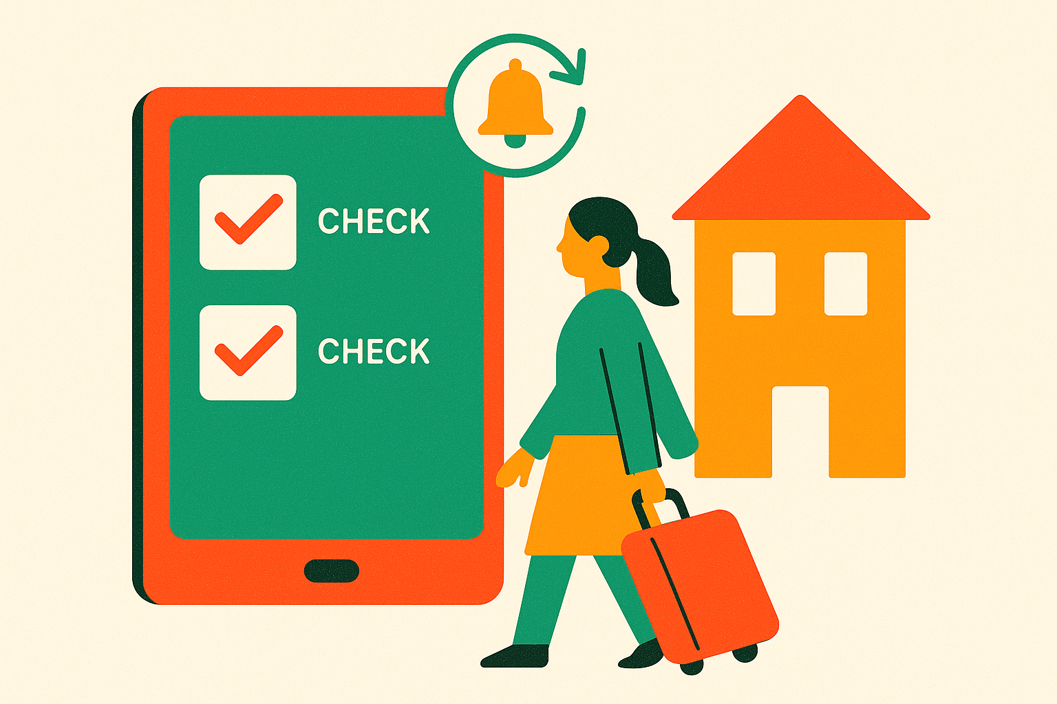 Cover illustration for “Guest Check-In and Check-Out Automation for Small Property Managers”
