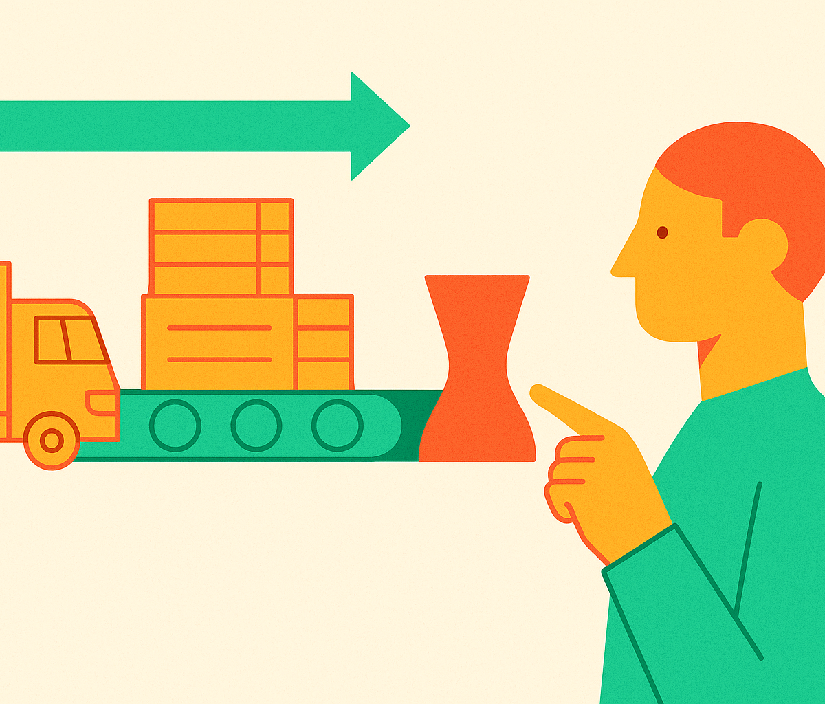 Cover illustration for “Freight Operations Process Bottlenecks That AI Can Remove”