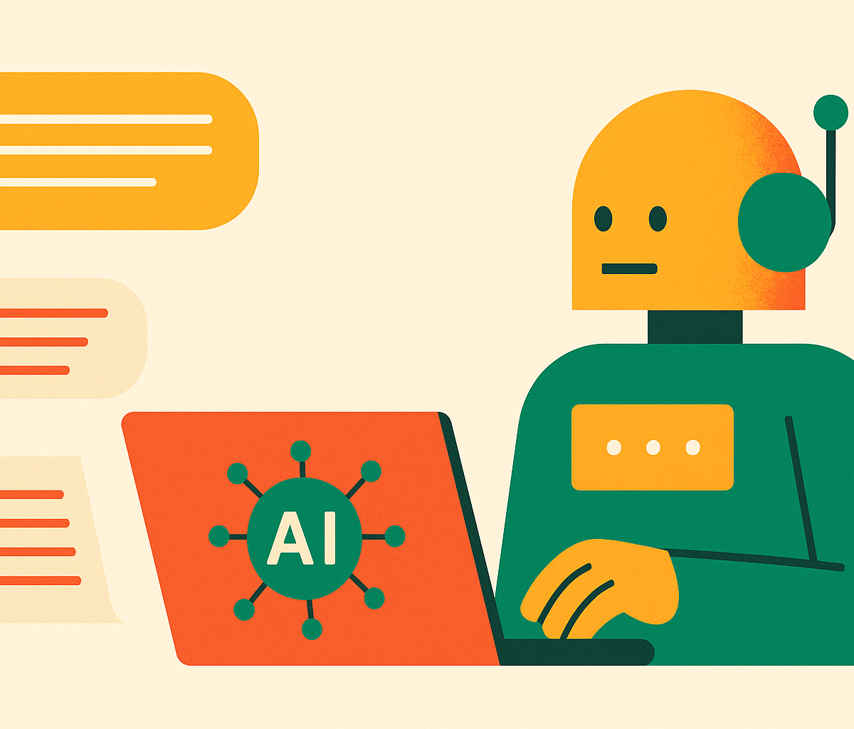 Cover illustration for “Using AI to Synthesize Customer Interview Transcripts for Small Teams”