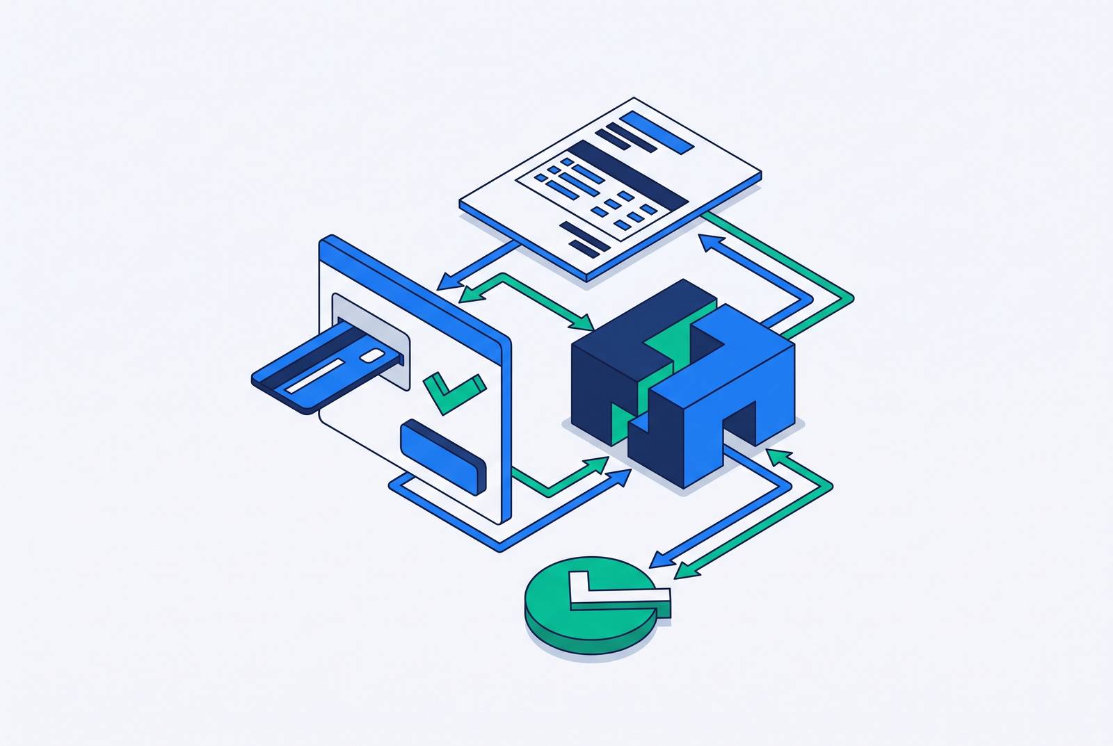 Cover illustration for “Customer Payment Portals in AR Automation Platforms”