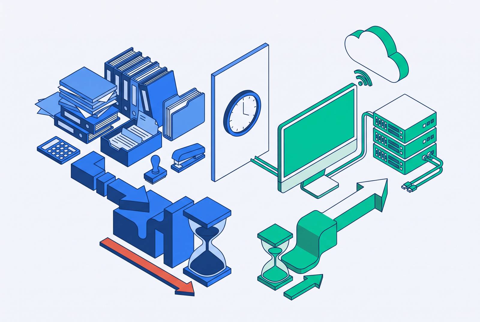Cover illustration for “finance team time-sink reduction: software approaches compared”
