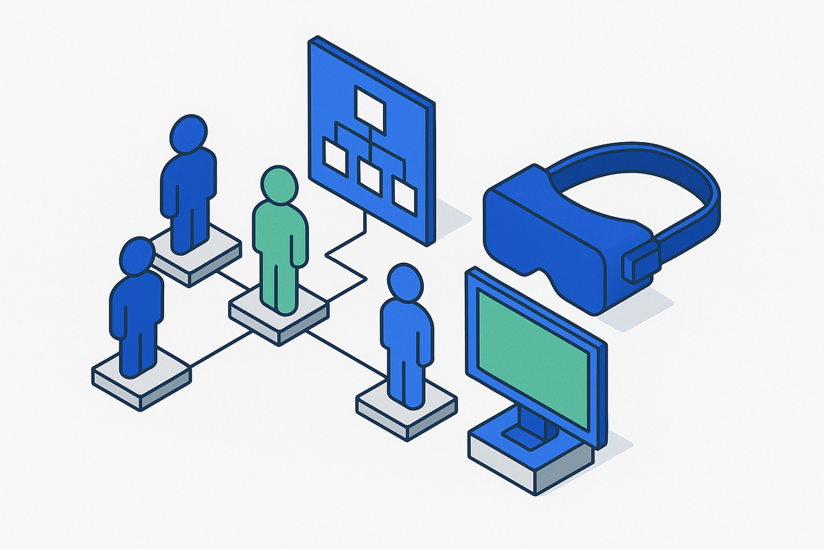 Cover illustration for “AR Team Structure and Role Design”