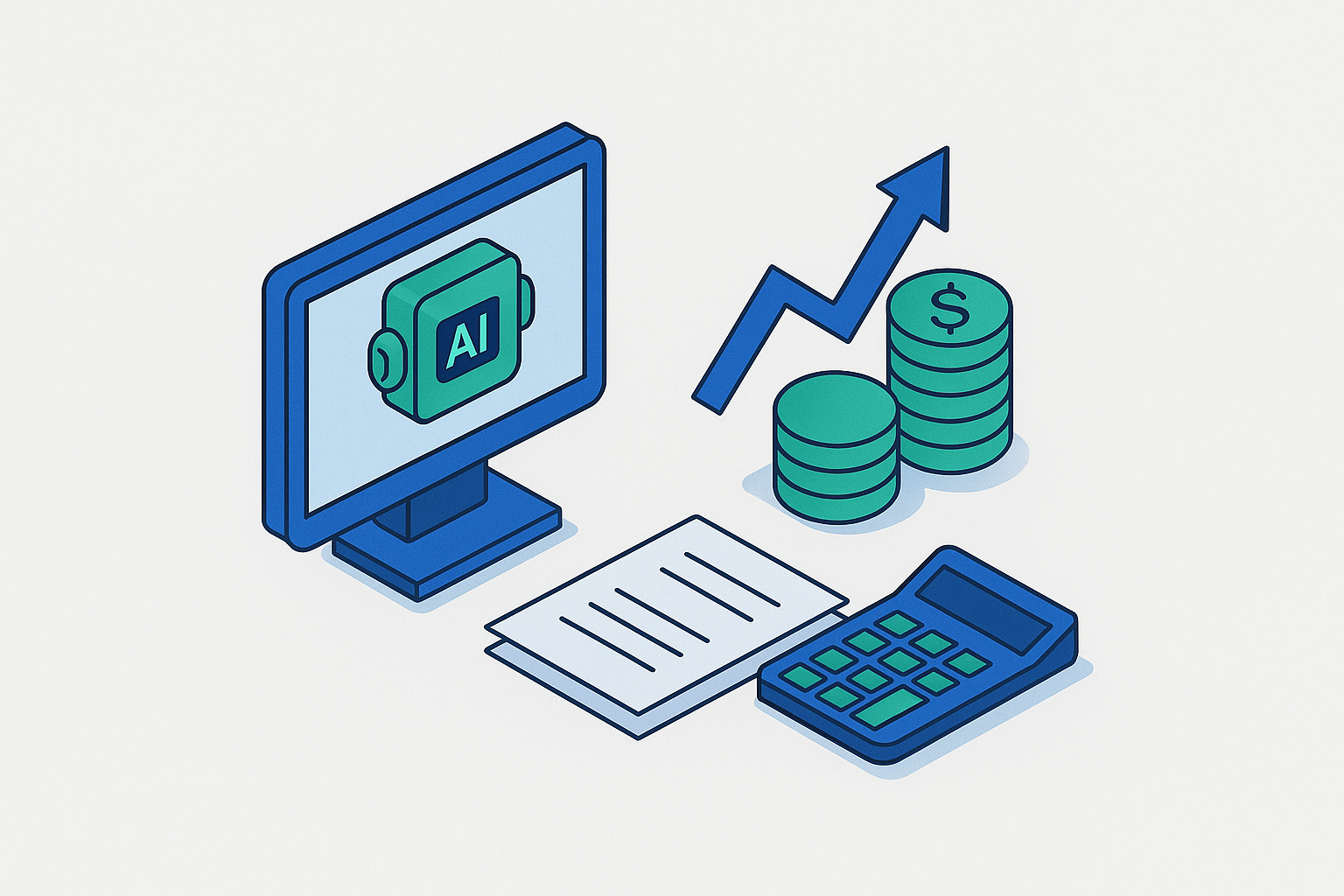 Cover illustration for “How AI Is Changing Finance Department Operations”