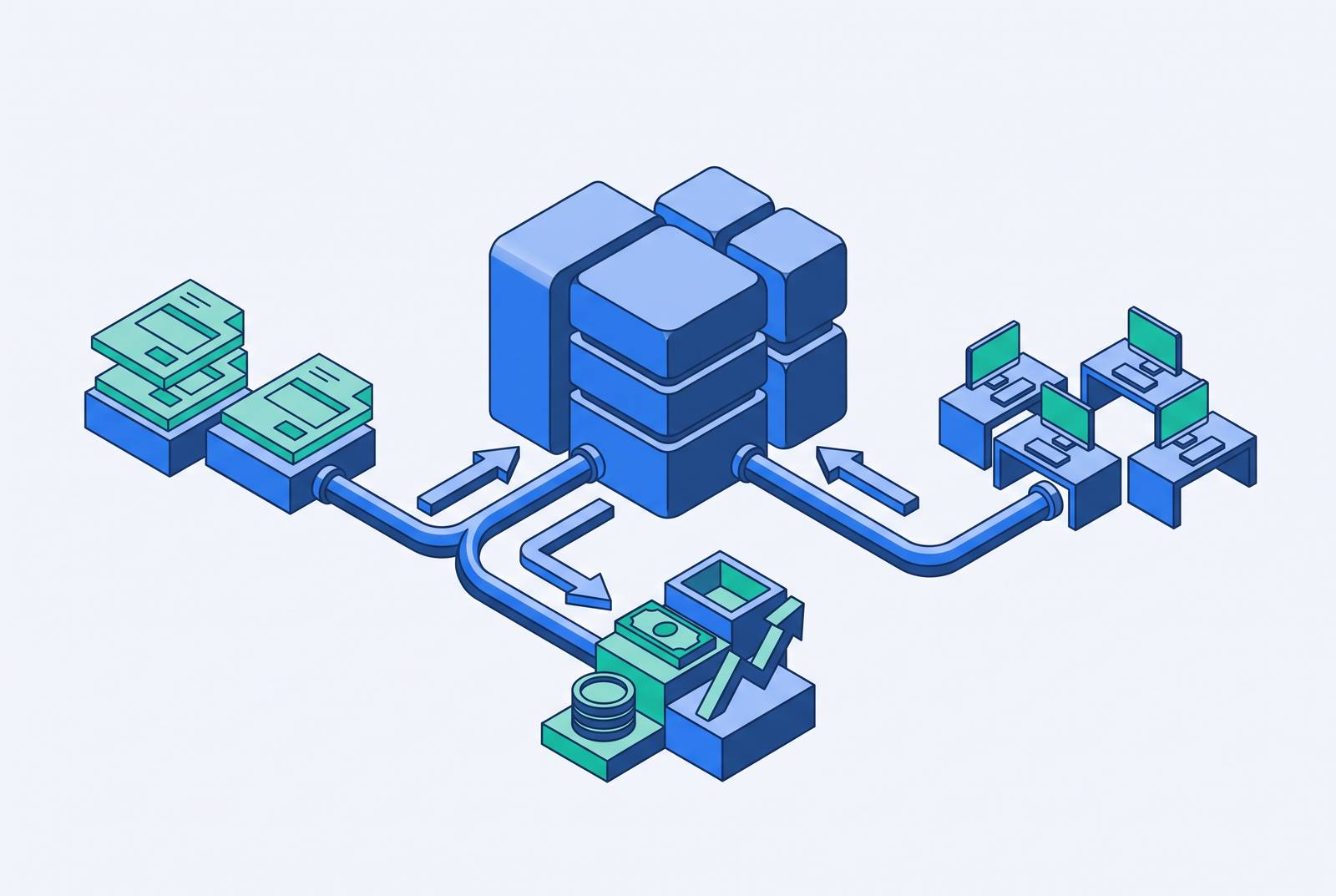 Cover illustration for “ERP-Integrated AR Processing for Mid-Market Finance Teams”
