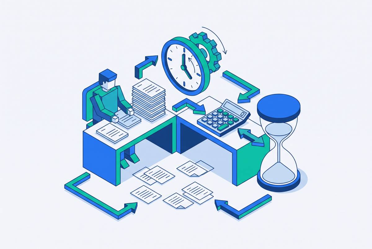 Cover illustration for “How Finance Teams Lose Time to Manual AR Tasks”
