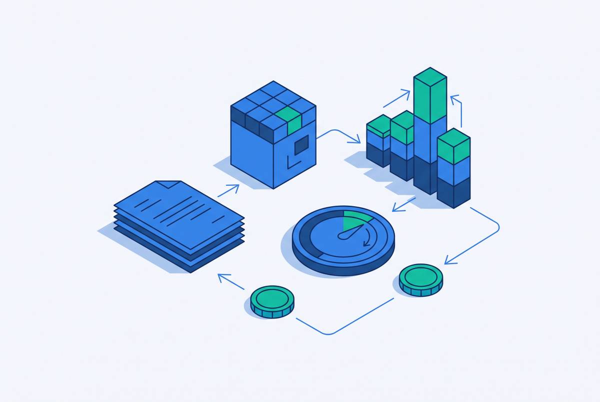 Cover illustration for “Days Payable Outstanding Formula and AR Benchmarking”