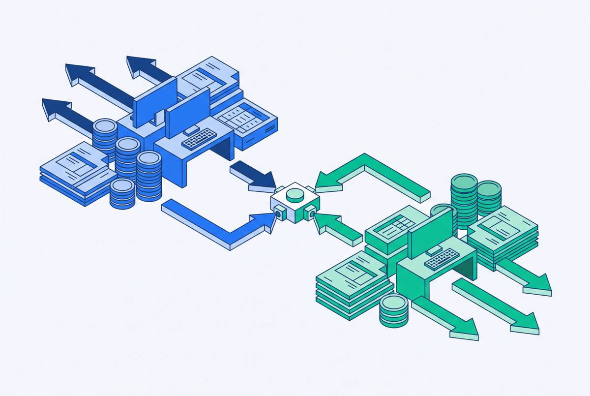 Cover illustration for “Accounts Payable vs Receivable Responsibilities in a Lean Finance Team”