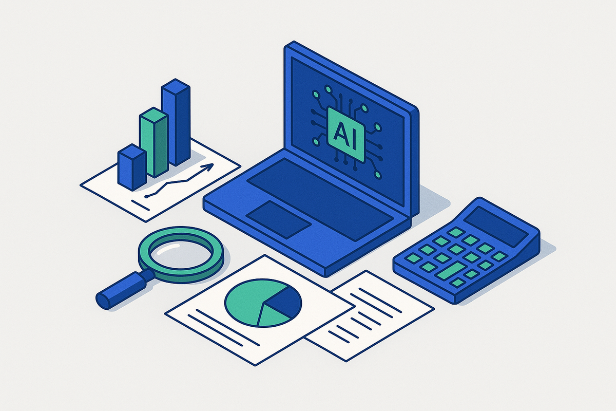 Cover illustration for “Evaluating AI Finance Software for the Enterprise”