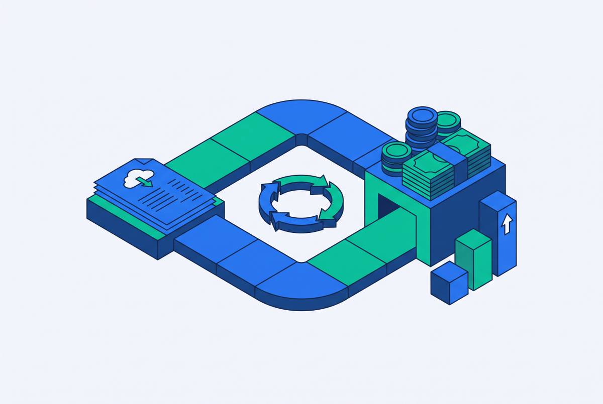 Cover illustration for “AR Turnover Ratio in SaaS and Subscription Billing Models”