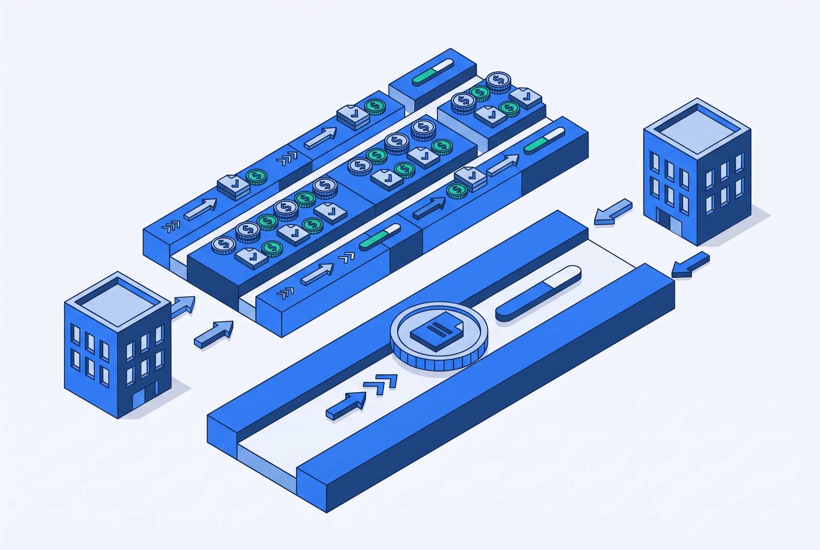 Cover illustration for “ACH Payment vs Wire Transfer for B2B Collections”