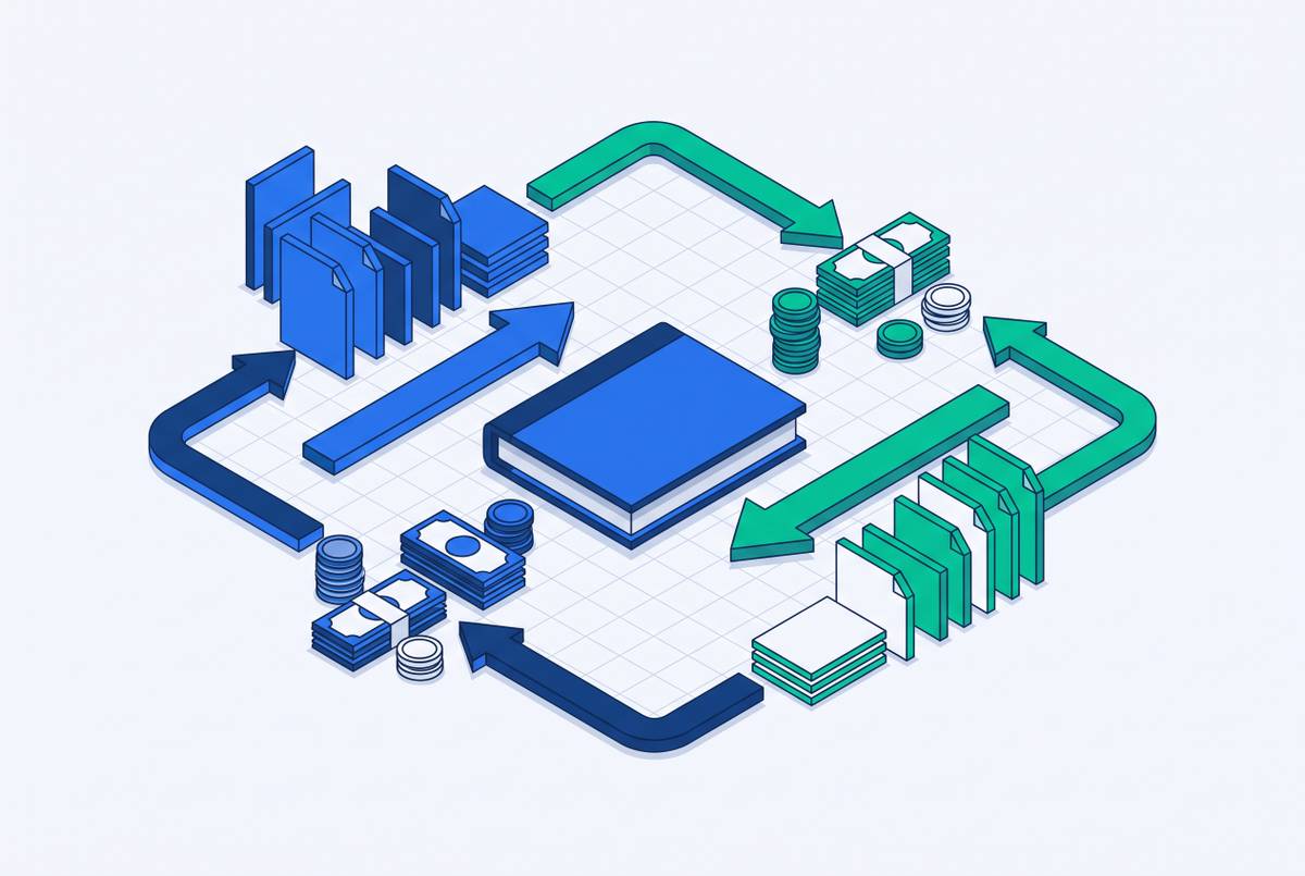 Cover illustration for “Accounts Payable vs Accounts Receivable”