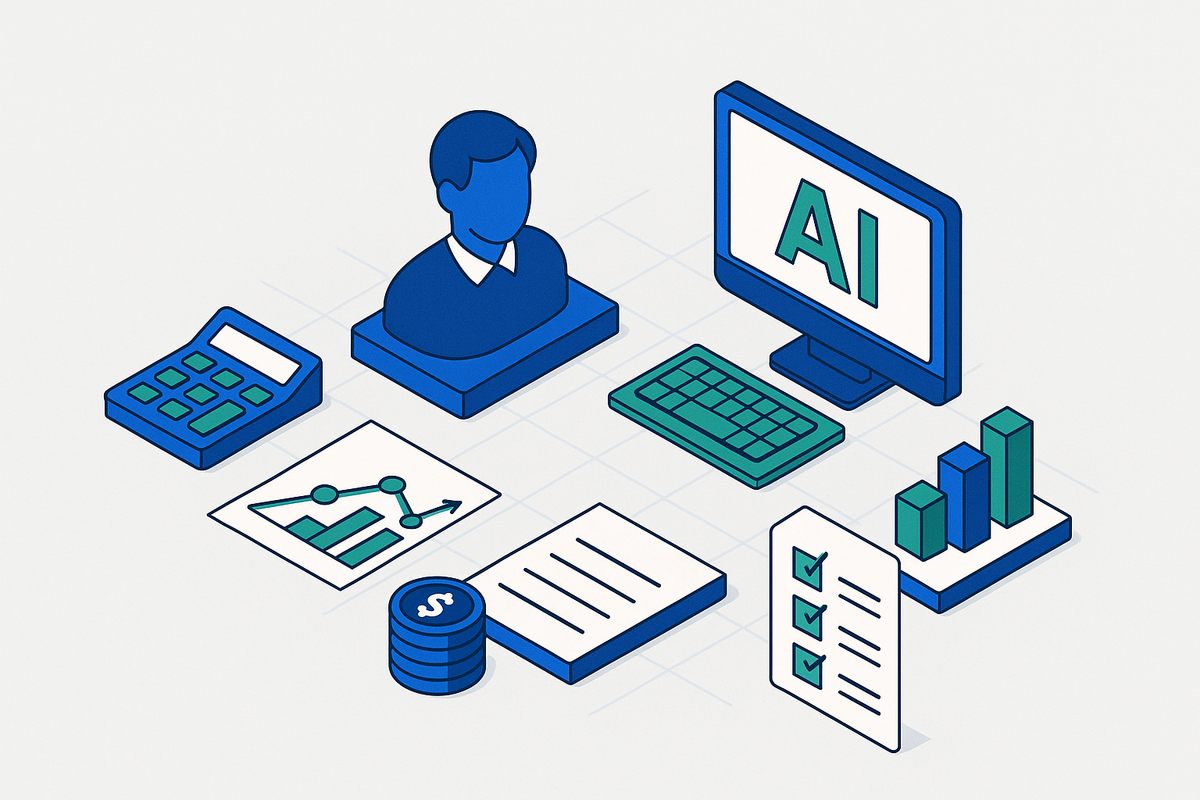 Cover illustration for “CFO Perspectives on AI Adoption in Finance”