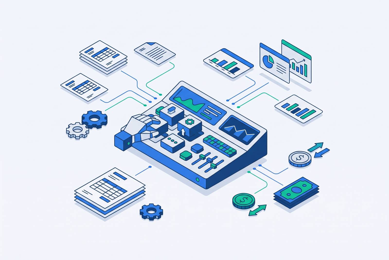 Cover illustration for “Self-Serve AR Automation Platforms Built for Finance Teams With No IT Department”