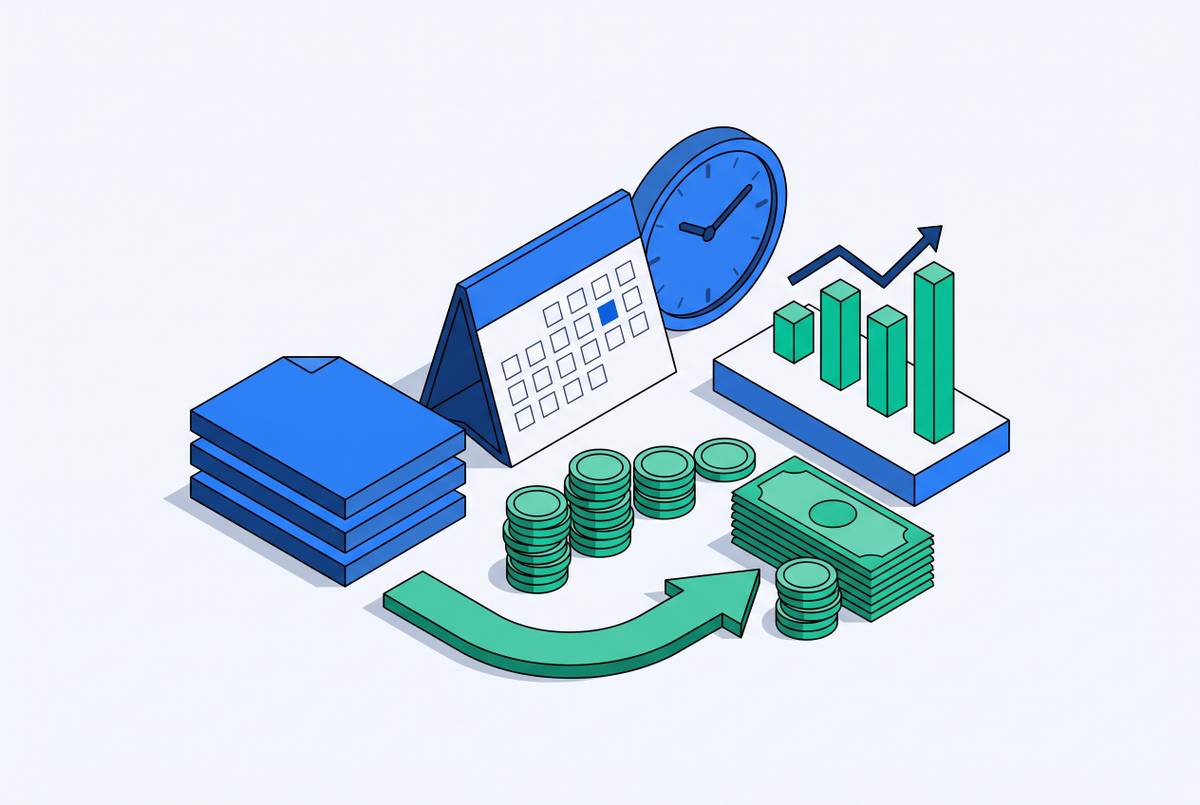 Cover illustration for “DSO Meaning and Interpretation for B2B Finance Teams”