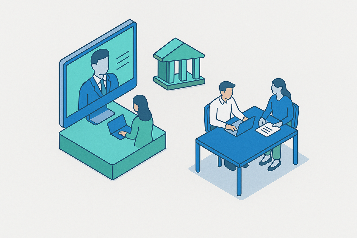 Cover illustration for “Outsourced AR versus In-House Collections Teams”