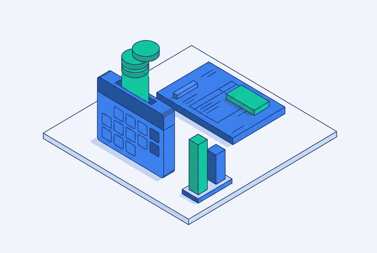 Cover illustration for “Days Payable Outstanding Formula and AR Benchmarking”
