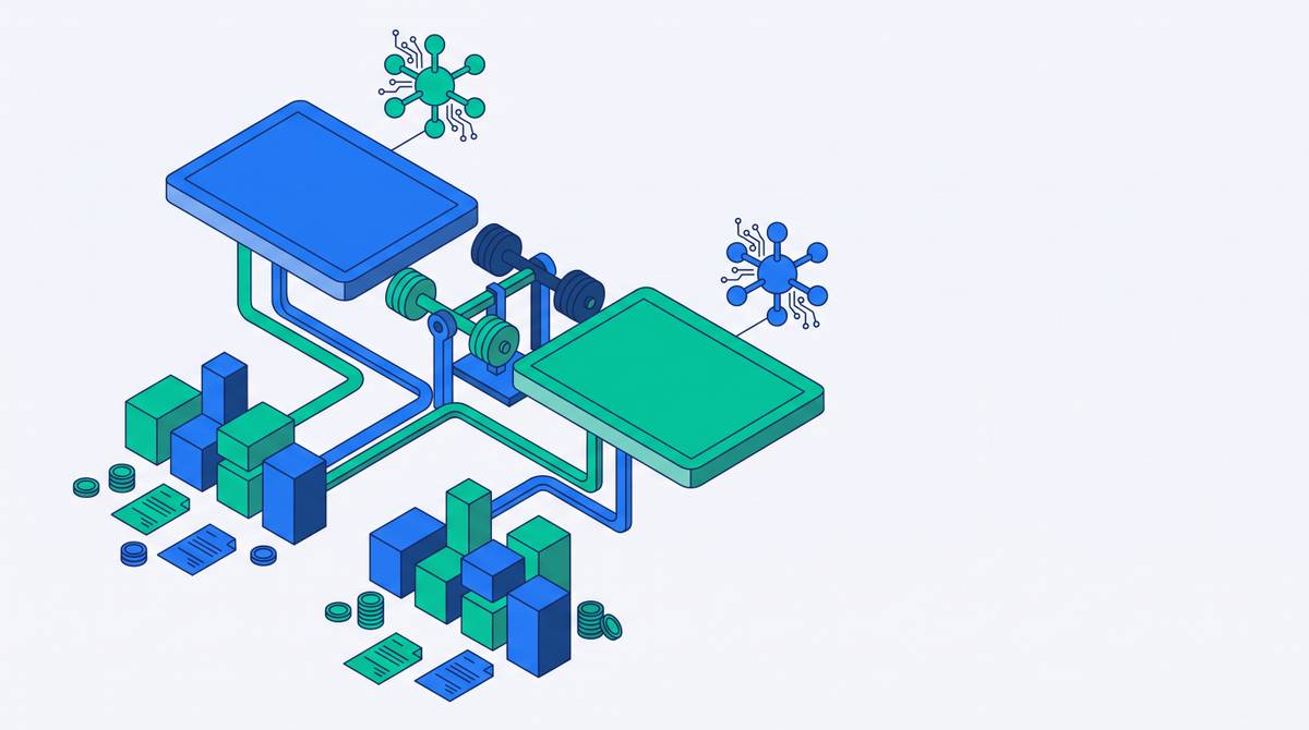 Cover illustration for “AI Collections Software Comparison for Mid-Market Companies”