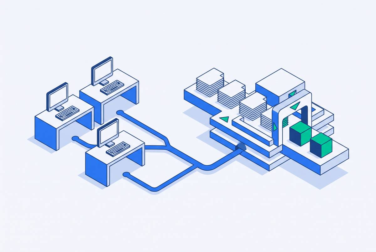 Cover illustration for “outsourced invoice management providers for small finance teams”