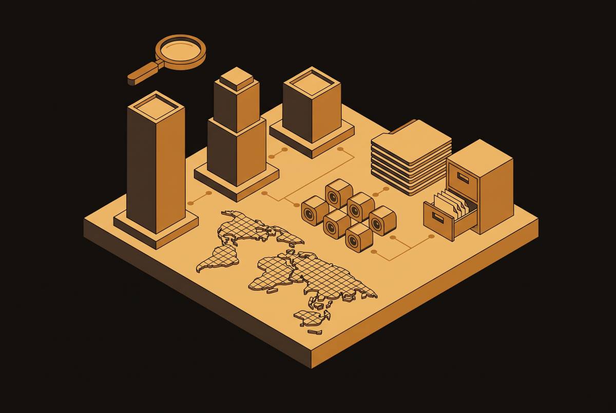 Cover illustration for “Corporate Intelligence Agents for Multinational Due Diligence”