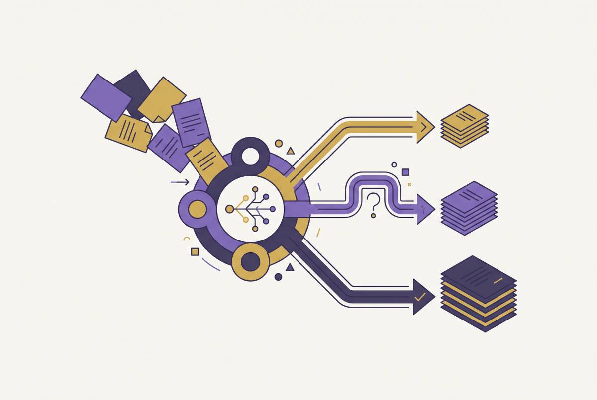 Cover illustration for “AI Contract Intake Triage for In-House Legal Teams”