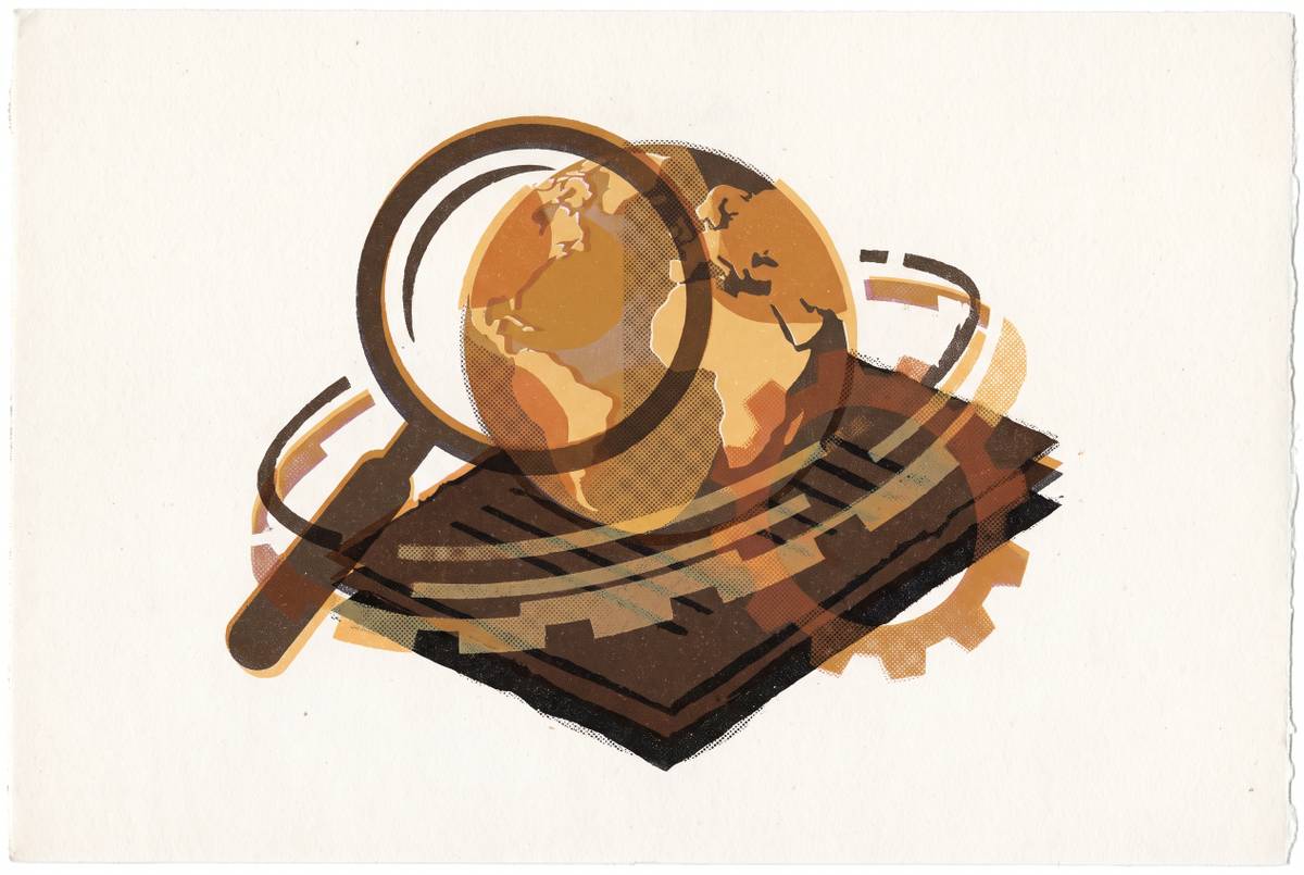 Cover illustration for “Country Conditions Research Automation for Asylum Cases”