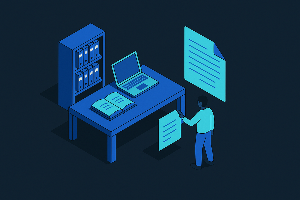 Cover illustration for “Institutional Knowledge Capture Before Employee Turnover”