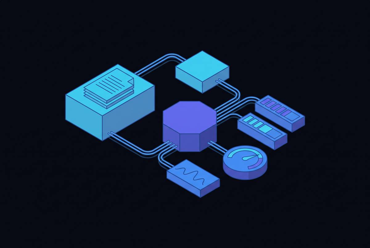 Cover illustration for “RAG Pipeline Evaluation Metrics for Production Systems”