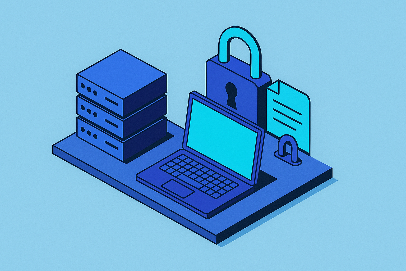 Cover illustration for “enterprise MCP server providers with built-in governance controls”